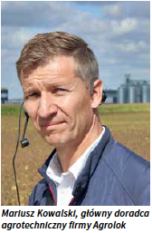 Mariusz Kowalski, główny doradca agrotechniczny firmy Agrolok