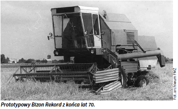 Prototypowy Bizon Rekord z końca lat 70.