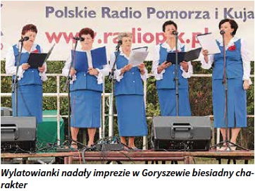 Wylatowianki nadały imprezie w Goryszewie biesiadny charakter