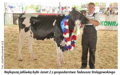 Najlepszą jałówką była Janet 2 z gospodarstwa Tadeusza Stelęgowskiego